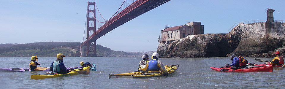 Sea Kayaking Golden Gate Bridge